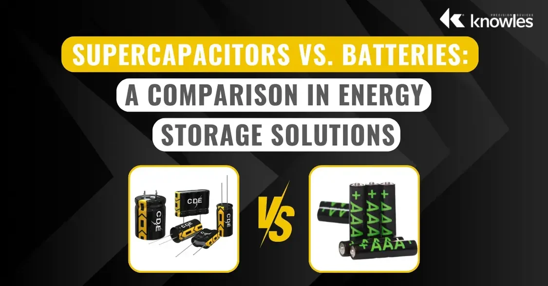 Supercapacitors vs. Batteries