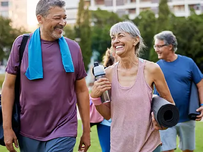 Elders after exercising