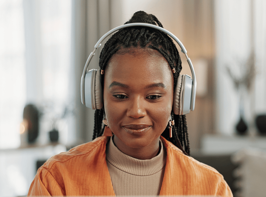 Over ear headphones